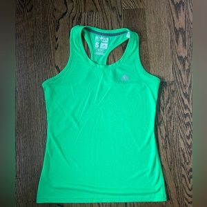 Adidas bright green ultimate tank top S racerback